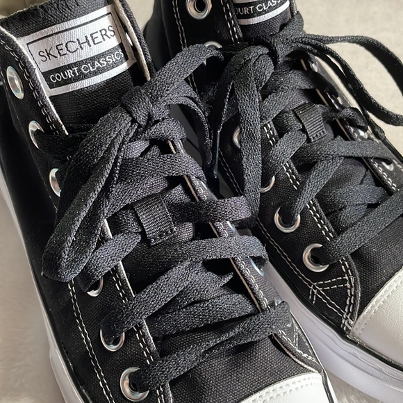 Skechers Court Classic Cordova Classic Top Tier Black Shoes/Sneakers - Picture 12 of 15